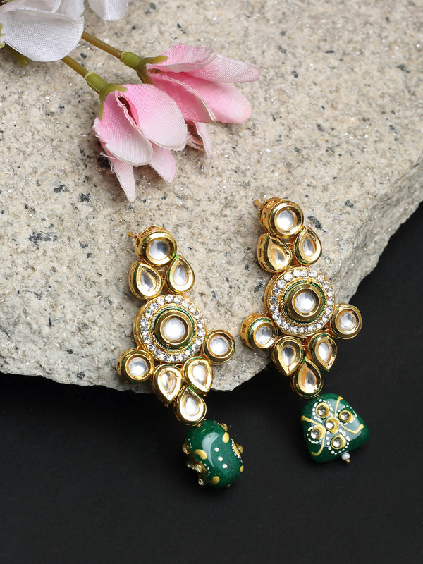 Kundan Earrings - Ruby Raang - Distacart
