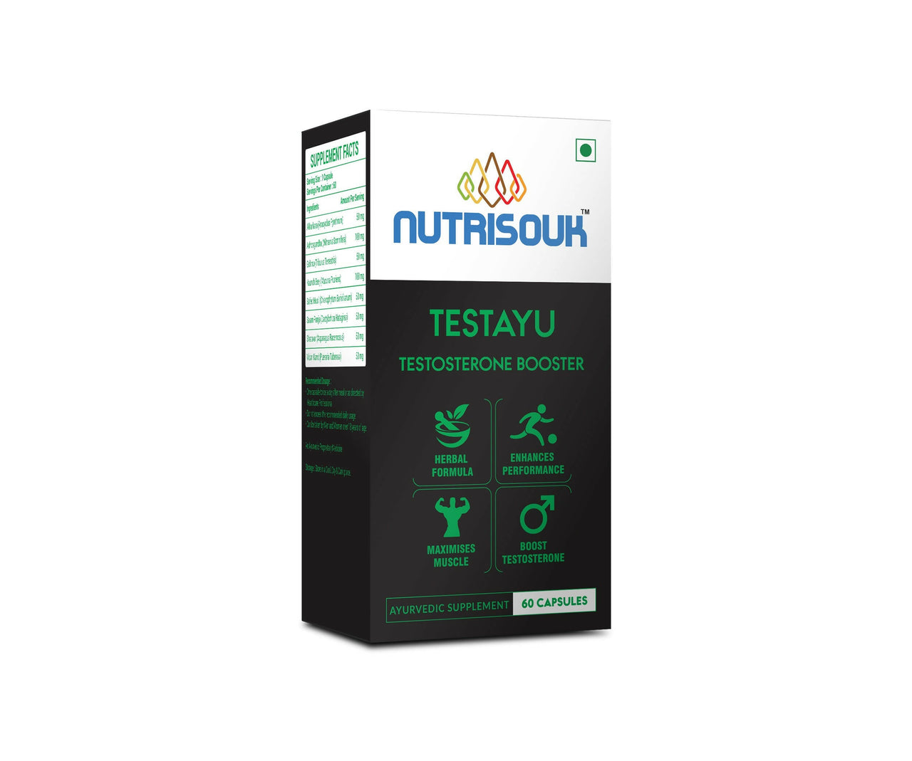 Nutrisouk Testayu Testosterone Booster Capsules - Distacart