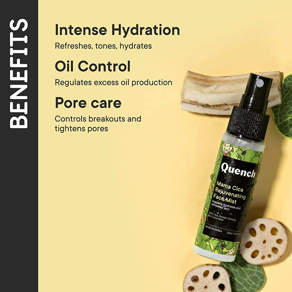 Quench Botanics Mama Cica Rejuvenating Face Mist - Distacart