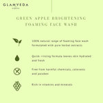 Thumbnail for Glamveda Green Apple Brightening Foaming Face Wash
