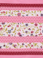 Thumbnail for Vamika Printed Cotton Pink Bedsheet With Multicolor Pillow Covers (LEOC_BINDI_P) - Distacart