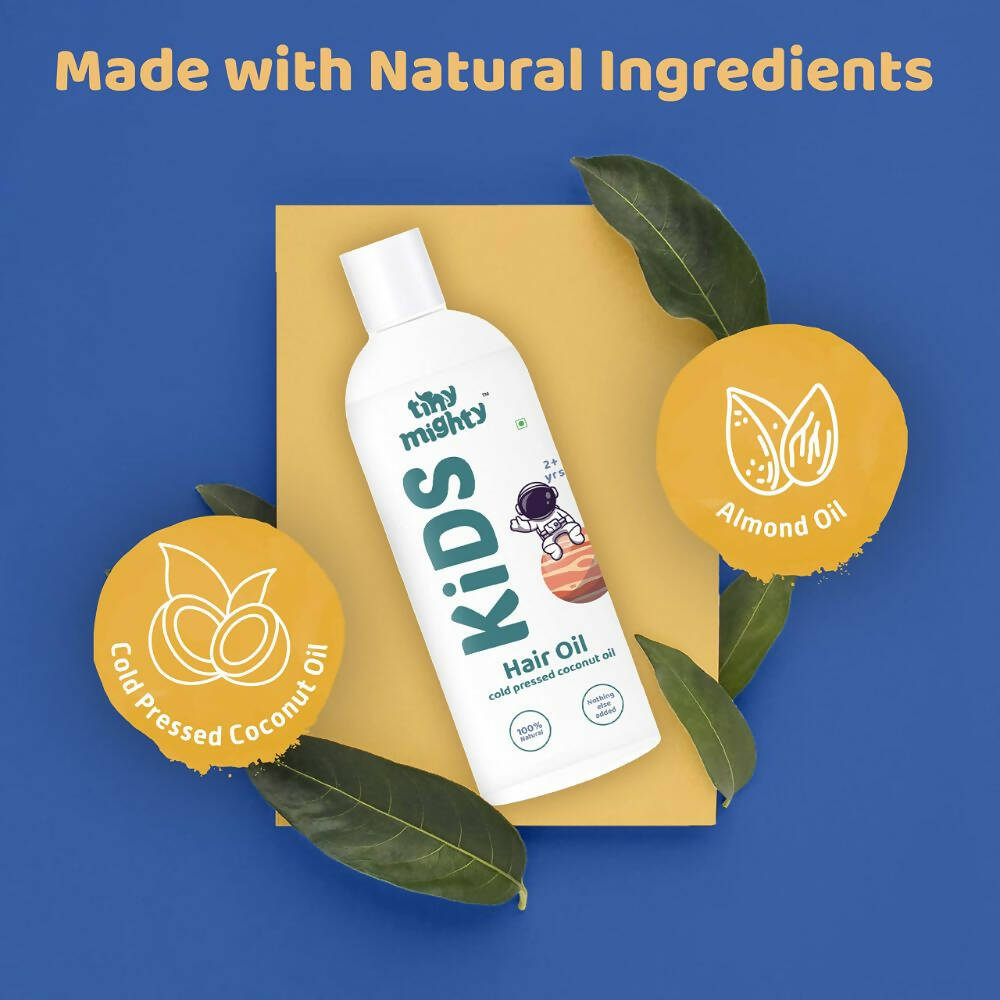 Tiny Mighty Plant Based And Natural Kids Shampoo, Body Lotion, Body Wash & Hair Oil Combo - Distacart