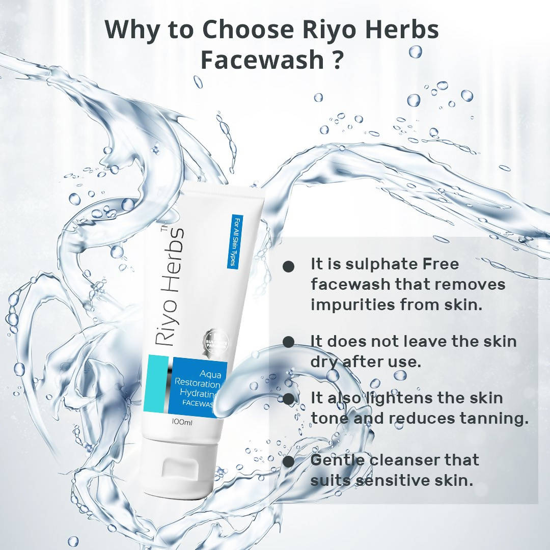 Riyo Herbs Aqua Restoration Hydrating Face Wash