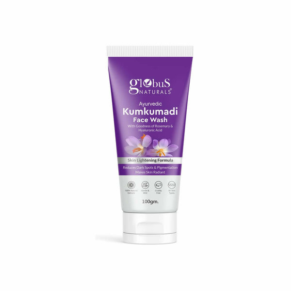 Globus Naturals Ayurvedic Kumkumadi Skin Lightening Face Wash - Distacart