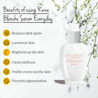 Thumbnail for L'Occitane Reine Blanche Bright Revealing Serum - Distacart