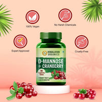 Thumbnail for Himalayan Organics D-Mannose + Cranberry Capsules