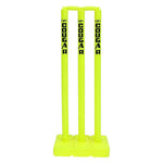 Thumbnail for Cougar Plastic Cricket Stumps Set (Portable Plastic Wicket Set) with Stand & Bails - Distacart