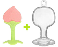 Thumbnail for BabyGo Silicone BPA Free Natural Organic Nipple Teethers With Storage Box - Distacart