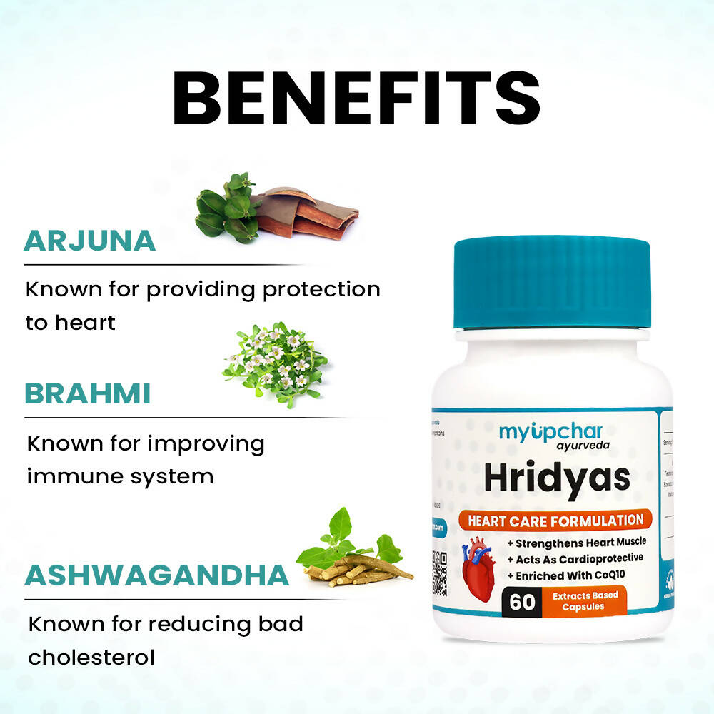 myUpchar Ayurveda Hridyas Capsules - Distacart