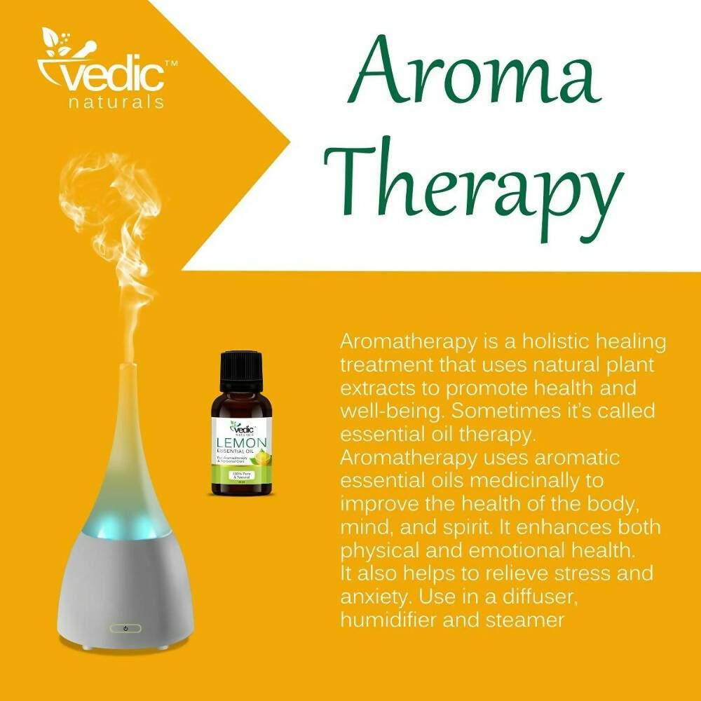 Vedic Naturals Lemon Essential Oil - Distacart