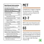 Thumbnail for Unived Basics D3+K2 (MK-7) | Vegan Vitamin D3 600 IU & Vitamin K2-7 - Distacart