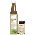 Thumbnail for Jiva Ayurveda Karela Jamun Juice & Diatrin Tablets Combo - Distacart