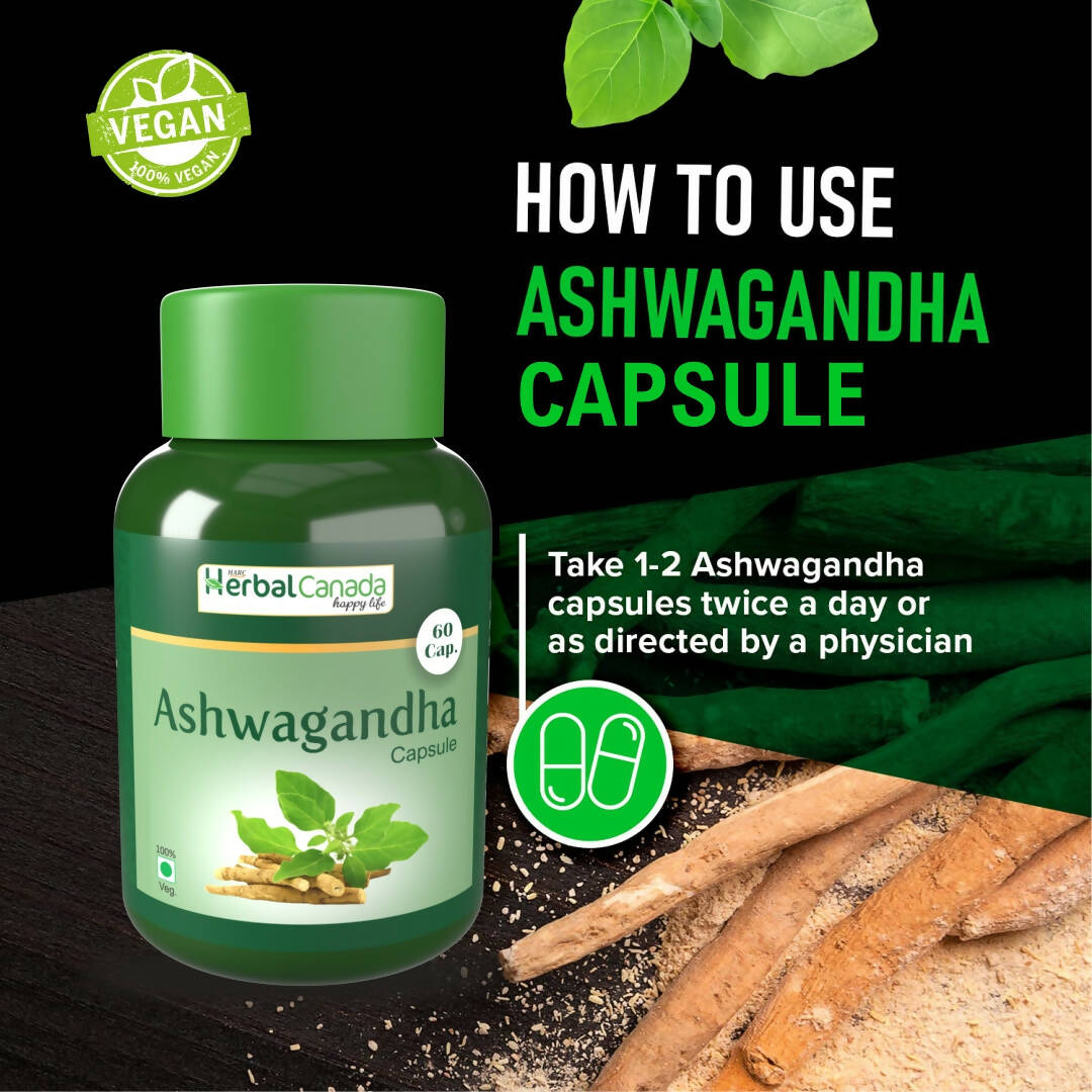 Herbal Canada Ashwagandha Capsules - Distacart