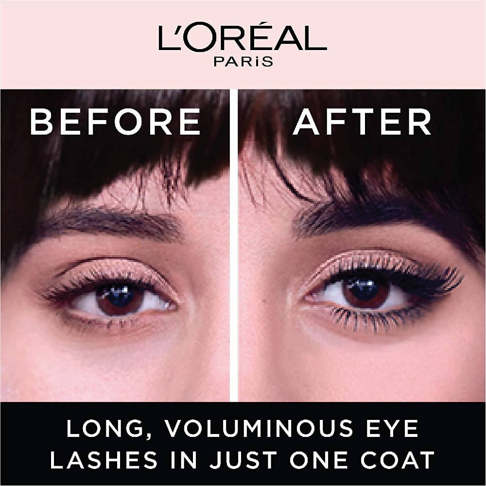 LOreal Paris Voluminous Lash Paradise Mascara 204 Blackest Black - Distacart