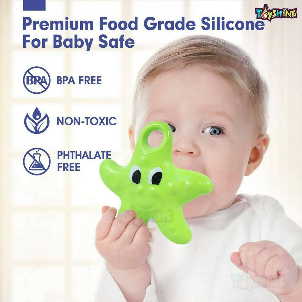 Toyshine Rattle with Teathers Combo for New Born Babies - Distacart