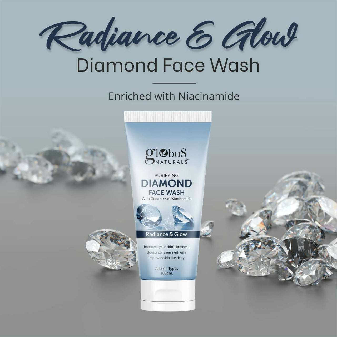 Globus Naturals Purifying Diamond Face Wash - Distacart