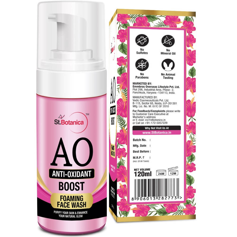 St.Botanica Anti Oxidant Boost Foaming Face Wash