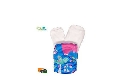Kindermum Nano Aio Cloth Diaper With 2 Organic Cloth Inserts- Random Jungle For Kids - Distacart