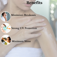 Thumbnail for Dermistry Ultra Lite Matte Water Based Sunscreen for Oily Skin SPF 50 UVA UVB PA+++ Protection - Distacart