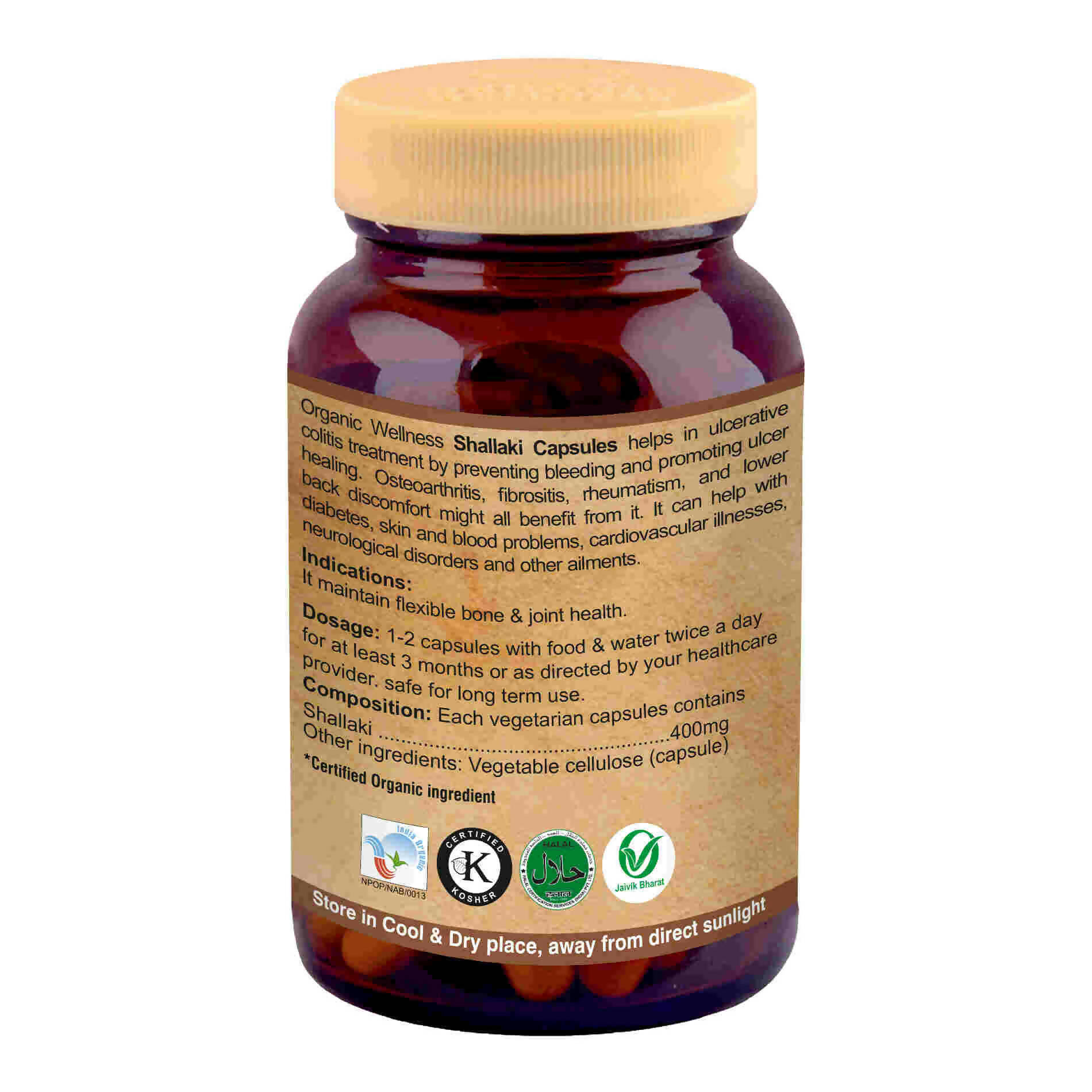 Organic Wellness Shallaki Capsules - Distacart