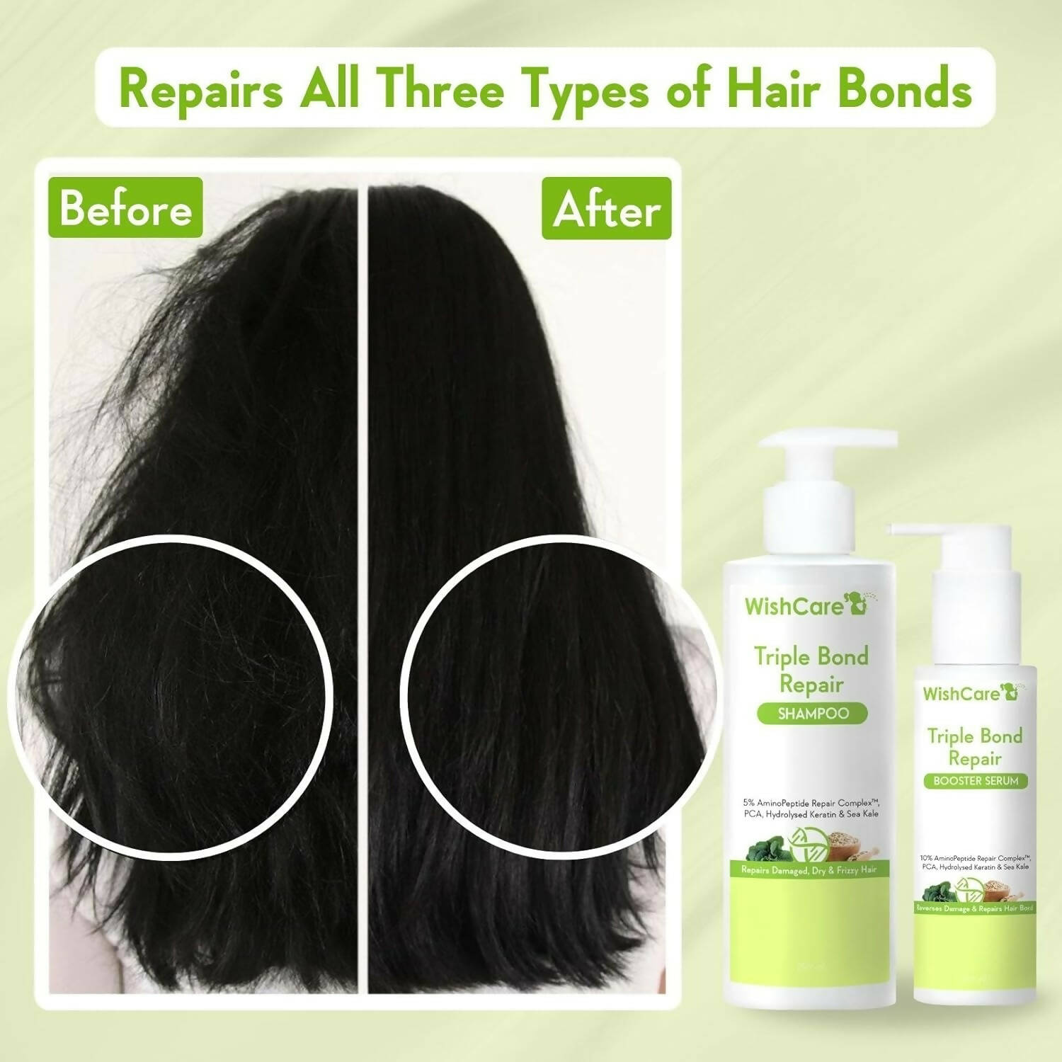 WishCare Triple Bond Repair Booster Serum - Distacart