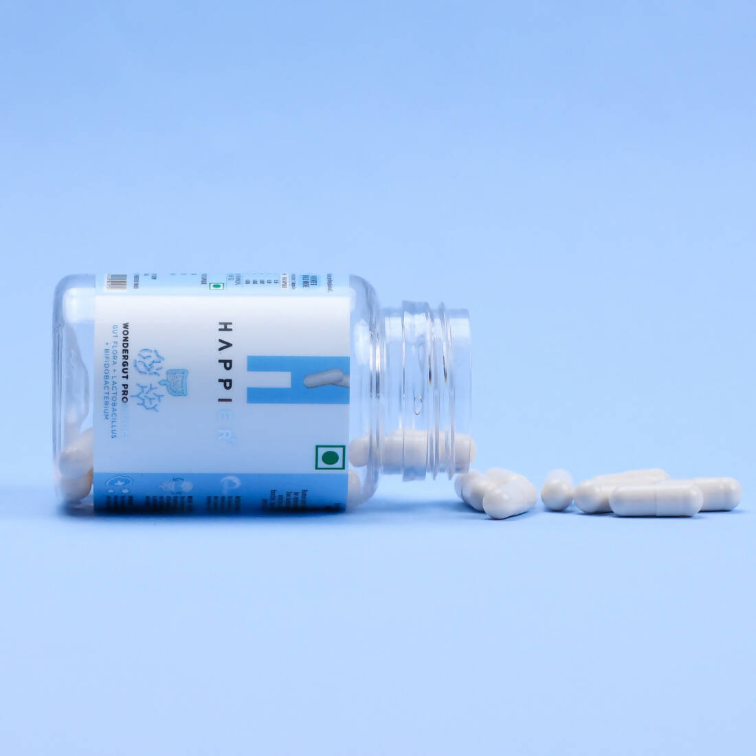 Happier Wondergut Probiotics Capsules - Distacart
