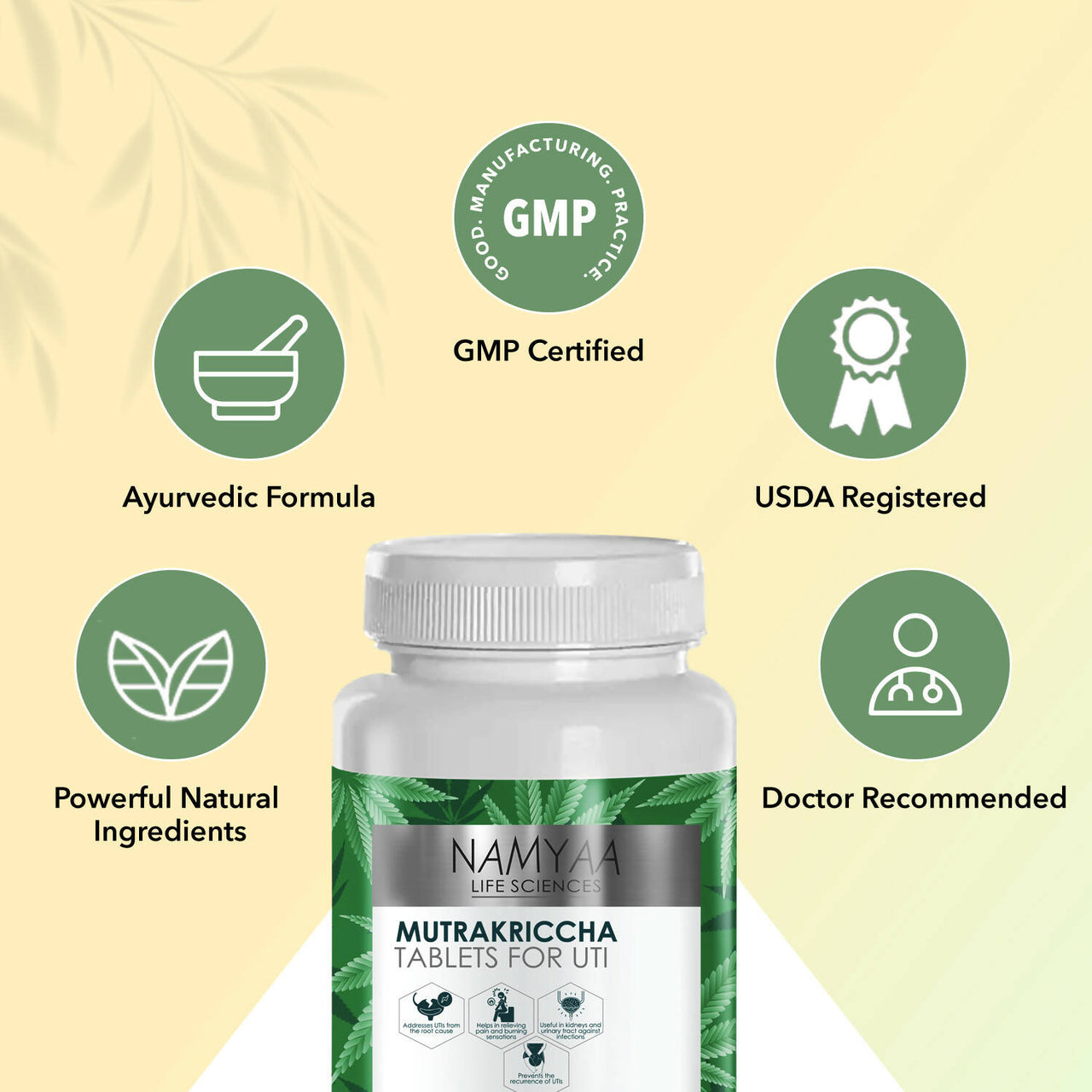 Namyaa Mutrakriccha Tablets for UTI - Distacart