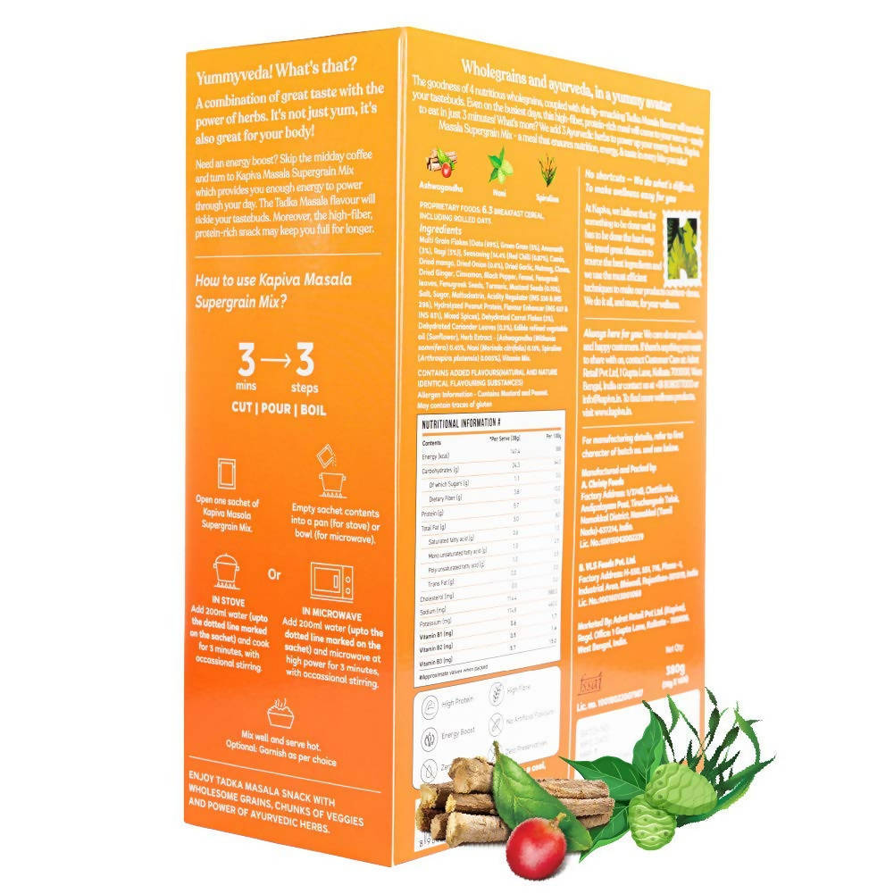 Kapiva Ayurveda Masala Supergrain Mix - Energy Boost