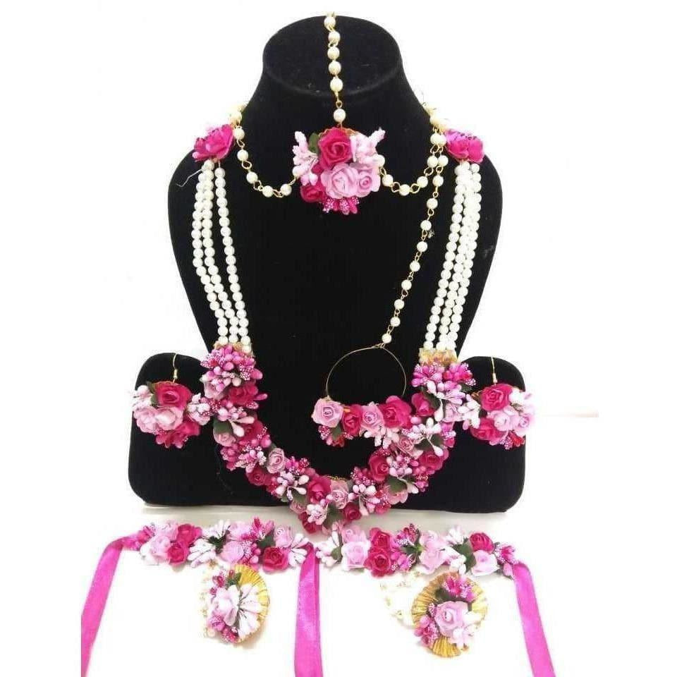 Fabric, Paper Jewel Set (Pink)