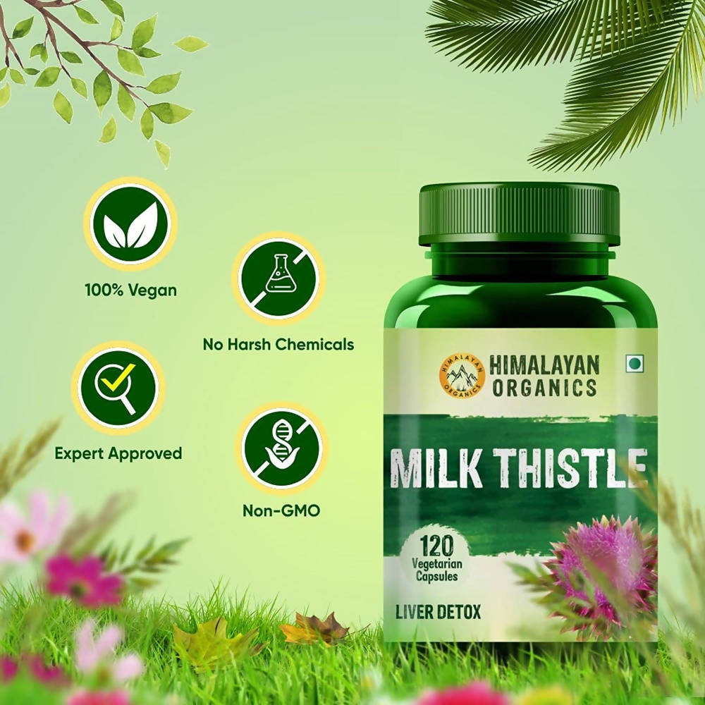 Himalayan Organics Milk Thistle, Liver Detox: Capsules