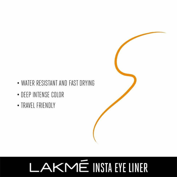 Lakme Insta Eye Liner - Golden - Distacart