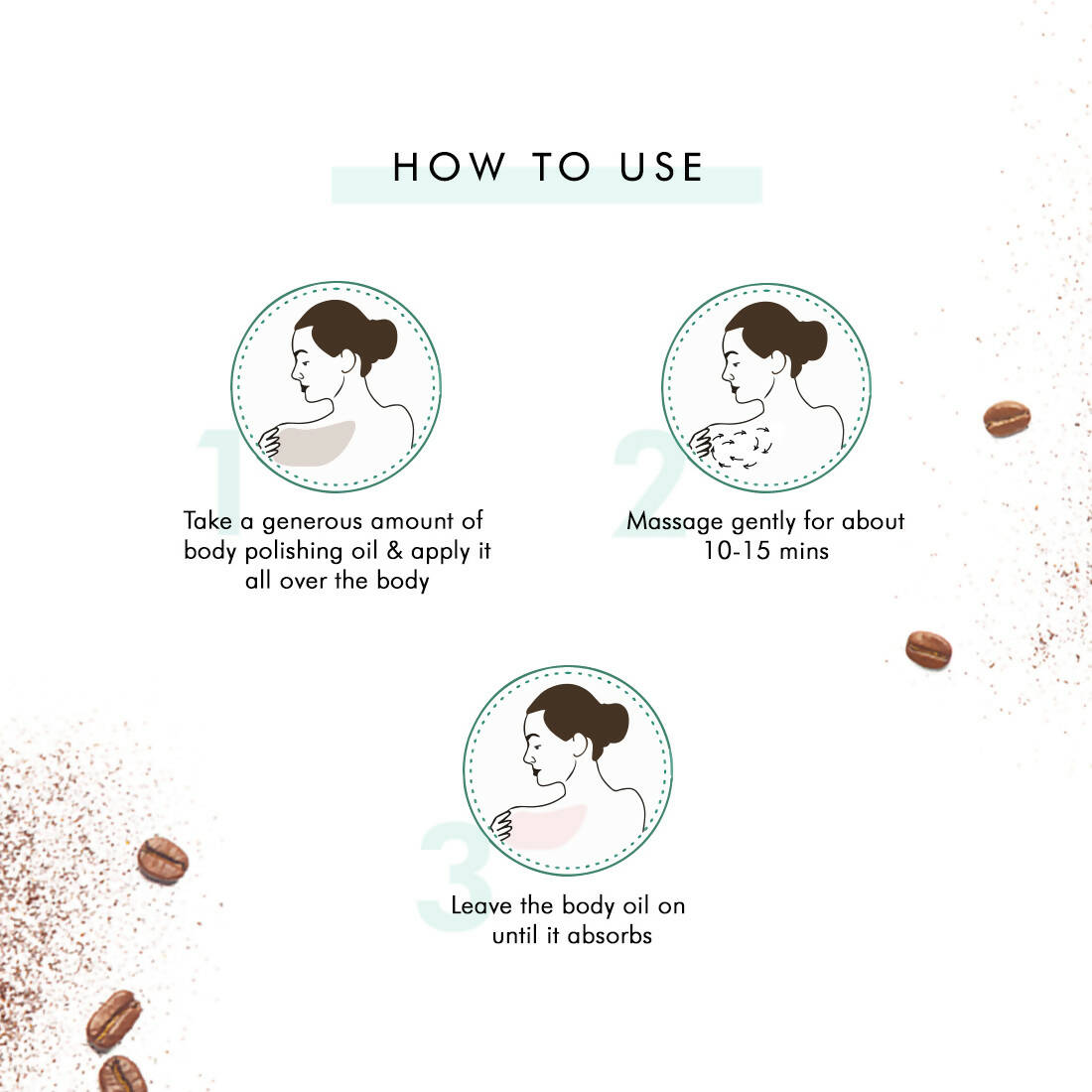 mCaffeine Raw Coffee Body Polishing Oil - Distacart