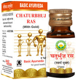Thumbnail for Basic Ayurveda Chaturbhuj Ras (with Gold) 6 Tablet