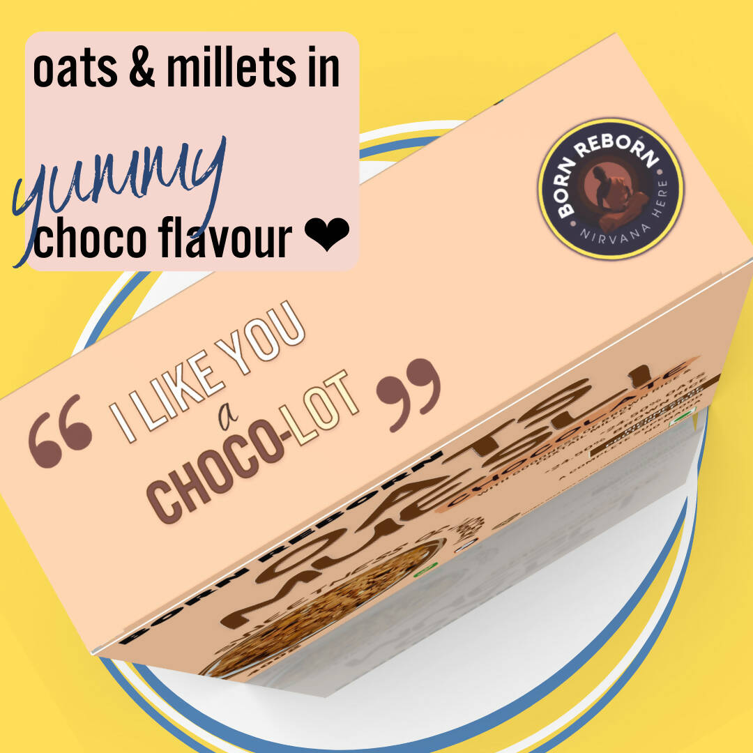 Born Reborn Chocolate Oats & Millets Muesli with Jaggery - Distacart