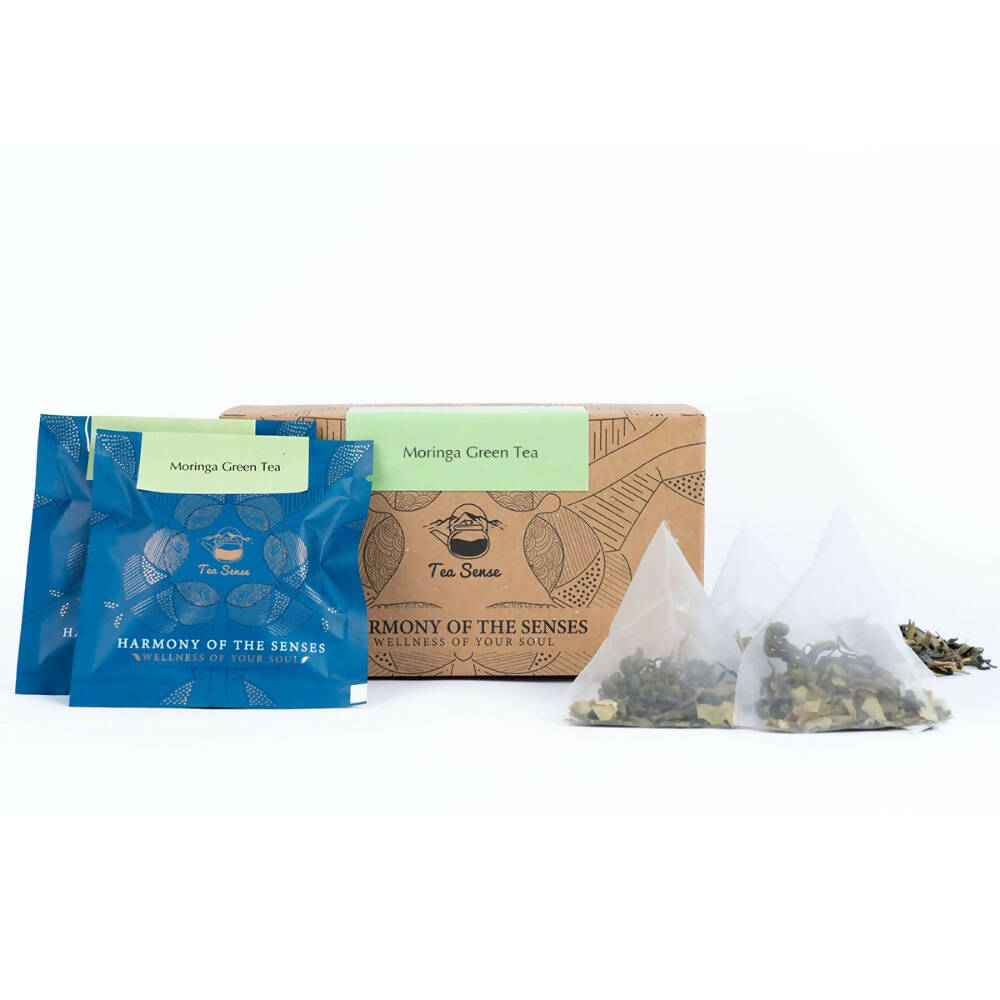 Tea Sense Moringa Green Tea Bags Box - Distacart