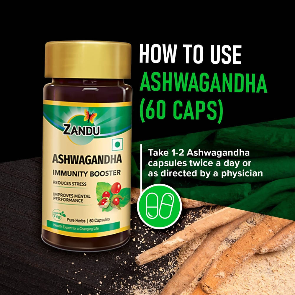 Zandu Ashwagandha Immunity Booster Capsules benefits