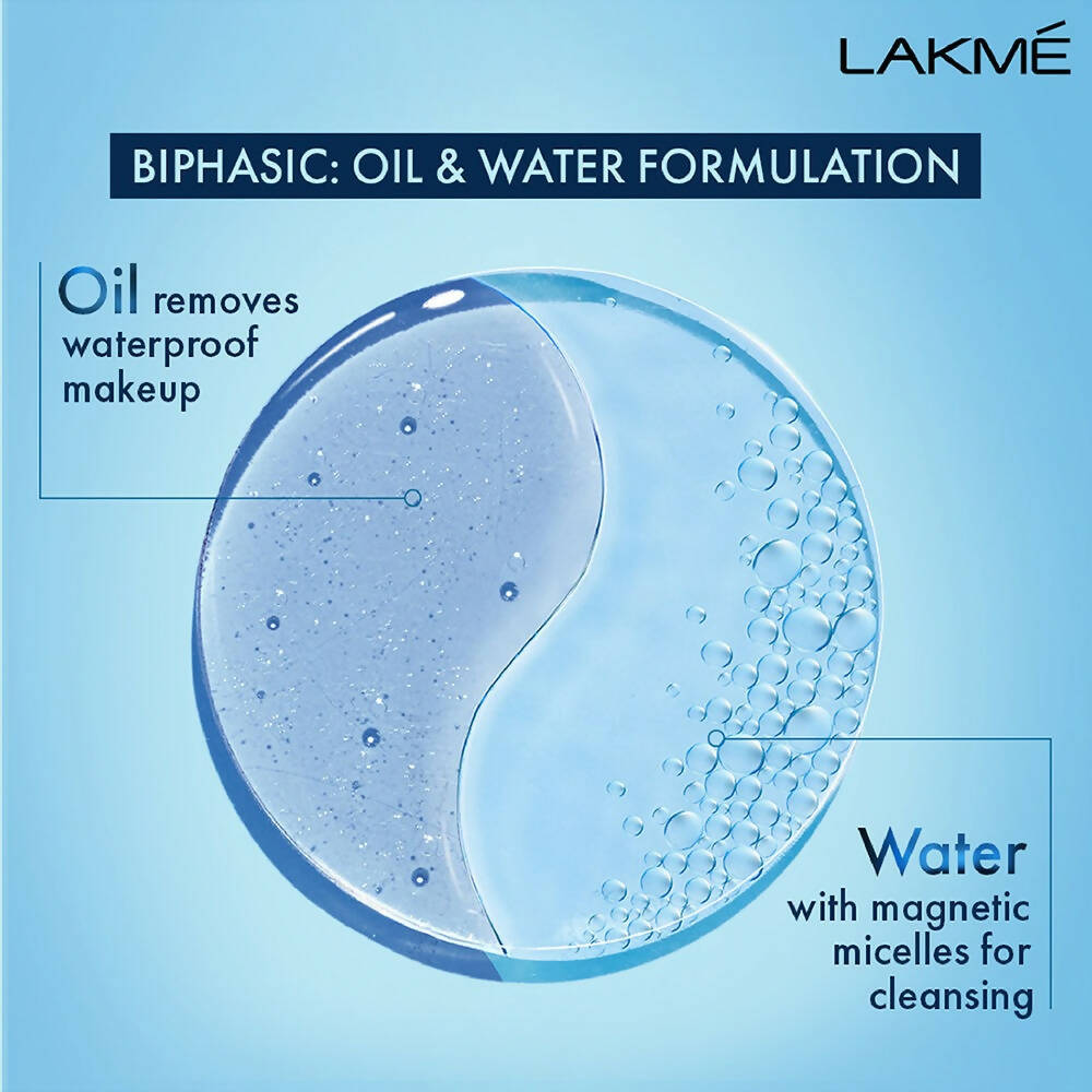 Lakme Micellar Water Bi-Phasic Make-up Remover - Distacart