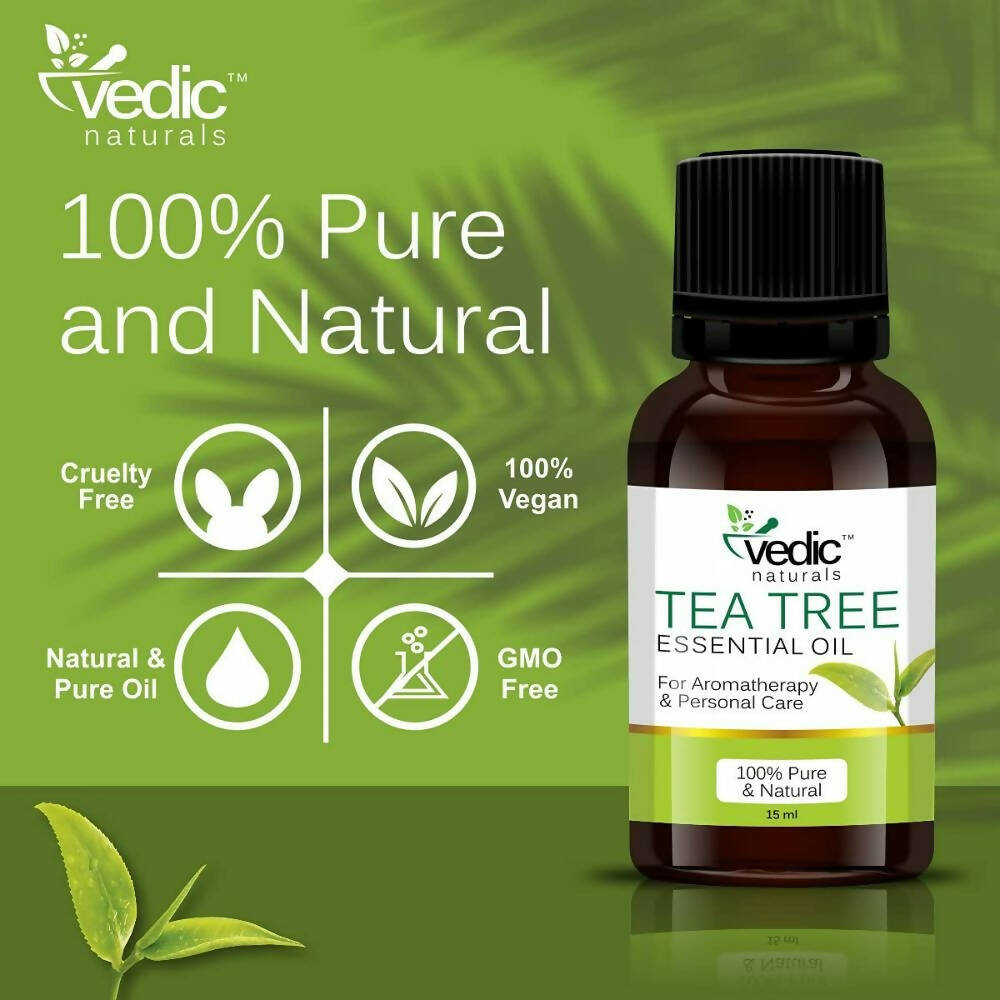 Vedic Naturals Tea Tree Essential Oil - Distacart