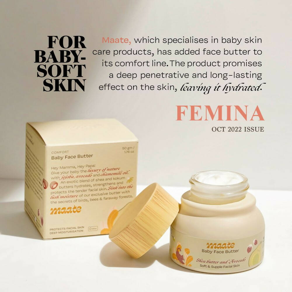 Maate Baby Face Butter Enriched with Shea Butter & Avocado - Distacart