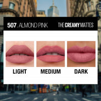 Thumbnail for Maybelline New York Color Sensational Creamy Matte Lipstick / 507 Almond Pink