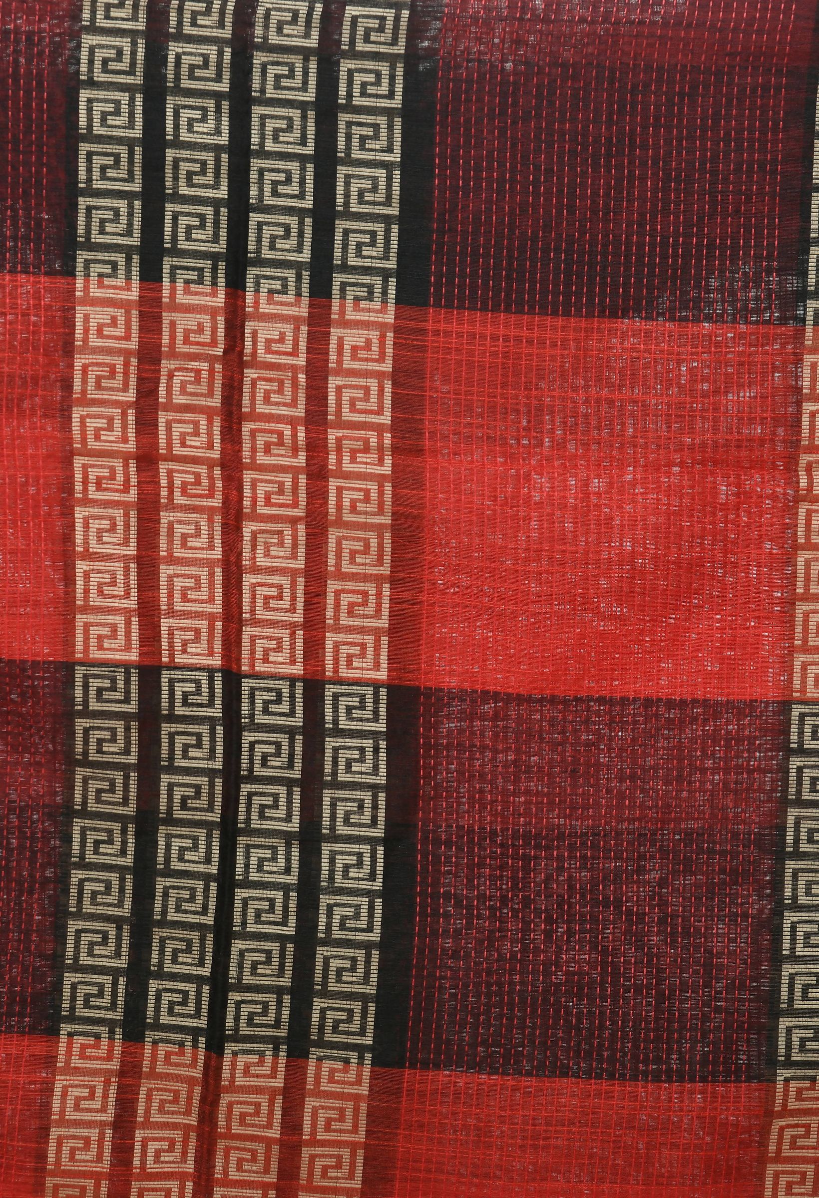 Mominos Fashion Moeza Handloom Cotton Red Tone Dupatta - Distacart