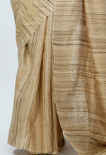 Thumbnail for Mominos Fashion Moeza Pure Ghichcha Silk Tussar Golden Color Saree