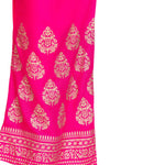 Thumbnail for PAVONINE Rani Color Golden Printed Rayon Fabric Sharara For Women & Girls - Distacart