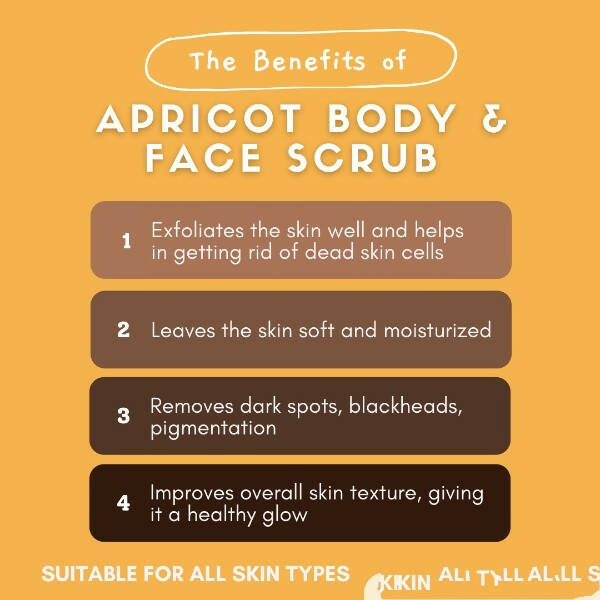 Organicos Apricot Face & Body Scrub - Distacart