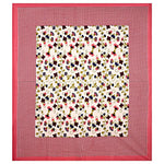 Thumbnail for Vamika Printed Cotton Pink & Multicolor Bedsheet With Pillow Covers (LEOC_CHKM_P) - Distacart