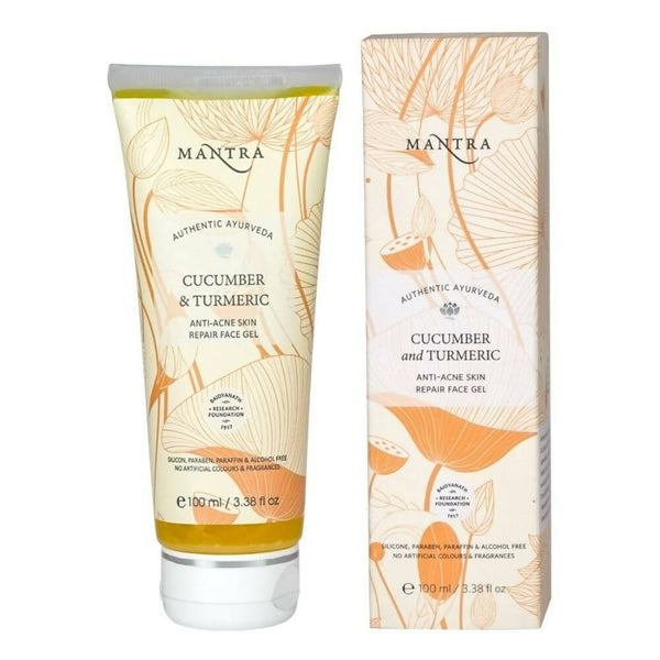 Mantra Herbal Cucumber & Turmeric Anti-Acne Skin Repair Face Gel - Distacart