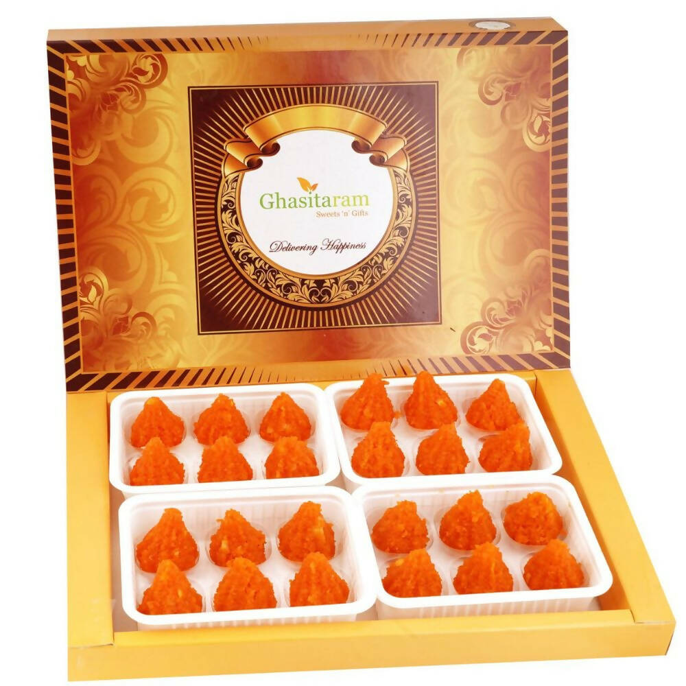 Ghasitaram Motichoor Laddoo Modaks - Distacart