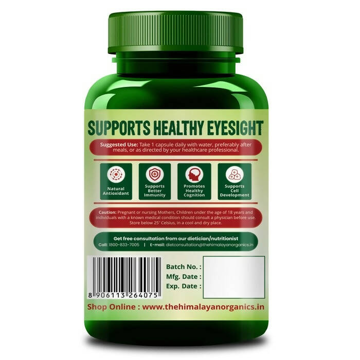 Himalayan Organics Plant Based Vitamin A Capsules - Distacart
