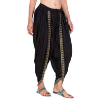 Thumbnail for Asmaani Black color Dhoti Patiala with Embellished Border