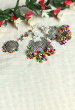 Thumbnail for Mominos Fashion Johar Kamal Beautiful Jhumkas With Maang Tikka - Distacart